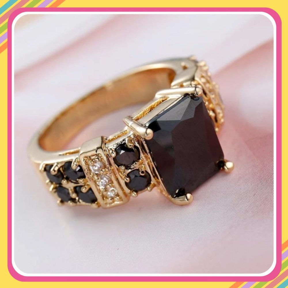 Gold and Black Ring